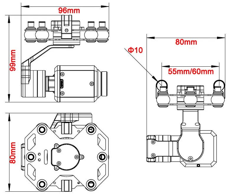 Gimbal Tarot TL3T20 a 3 Assi c - Drone Camera Stabilized recensione e prezzo